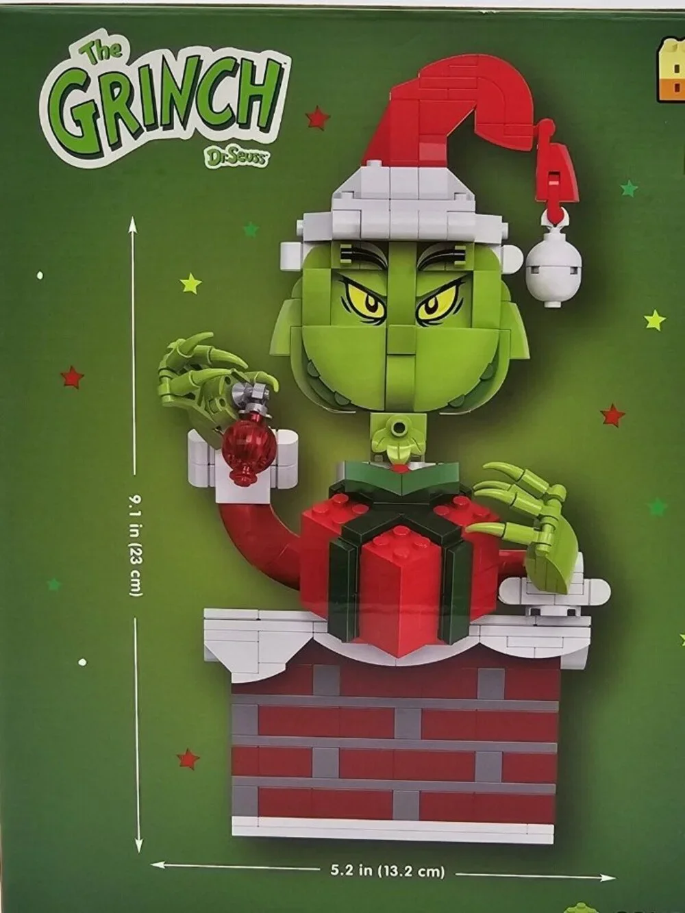 Brickcraft The Grinch Up The Chimney Grinch Christmas Brick Building Set 504 Pc